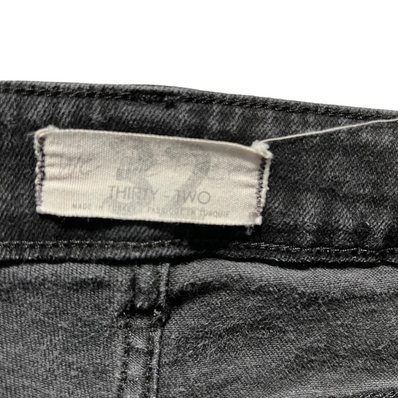 WE The Free Womens Black High Rise Coated Shimmer Denim Skinny Jeans 32 - Picture 12 of 13